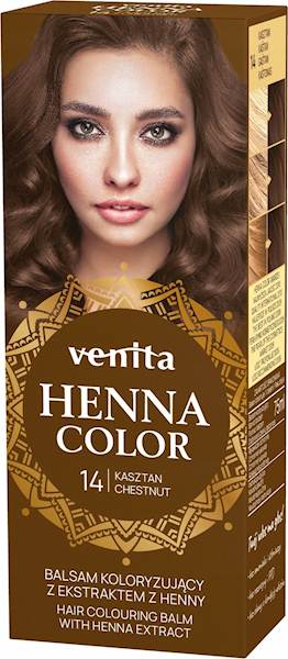 VENITA HENNA COLOR 14  KASZTAN 75ML