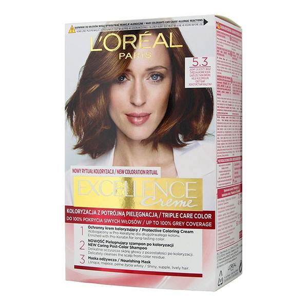 LOREAL EXCELLENCE 5.3- JASNY ZŁOCISTY BRĄZ