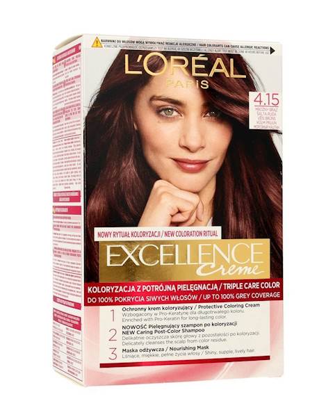 LOREAL EXCELLENCE CREME 4.15- MROŻNY BRĄZ