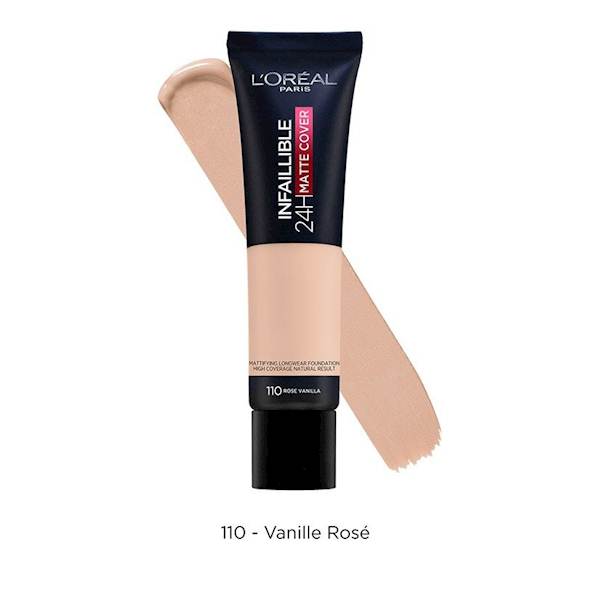 LOREAL INFAILLIBLE 24H MATTE COVER 110-VANILLE ROS
