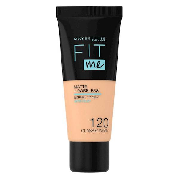 MAYBELLINE FIT ME MATTE+PORALESS 120-CLASSIC IVORY