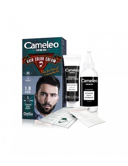 CAMELEO MEN FARBA DO BRODY I WĄSÓW 1.0-BLACK