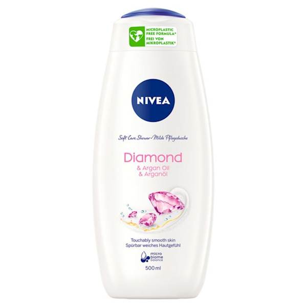 NIVEA DIAMOND&ARGAN OIL ŻEL POD PRYSZNIC 500 ML.
