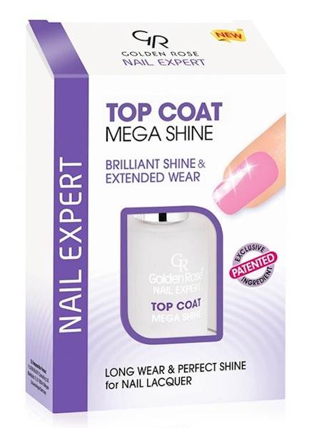 GOLDEN ROSE TOP COAT MEGA SHINE 11 ML