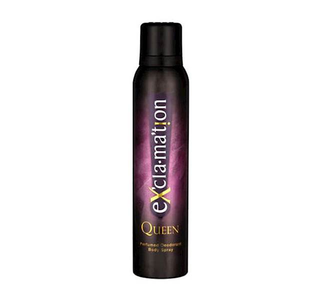 EXCLANATION QUEEN PERFUMED BODY SPRAY 150 ML .