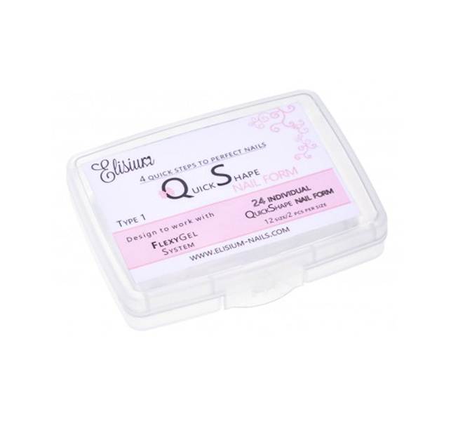ELISIUM QUICK SHAPE NAIL FORM TYPE 1. 24 SZT.