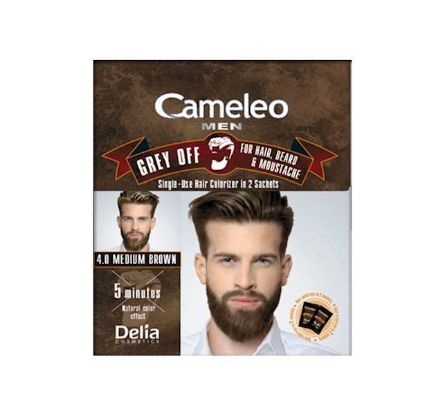 CAMELEO MEN GREY OFF 4.0-MEDIUM BROWN