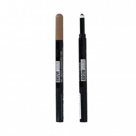 MAYBELLINE BROW SATIN MEDIUM BROWN KREDKA DO BRWI