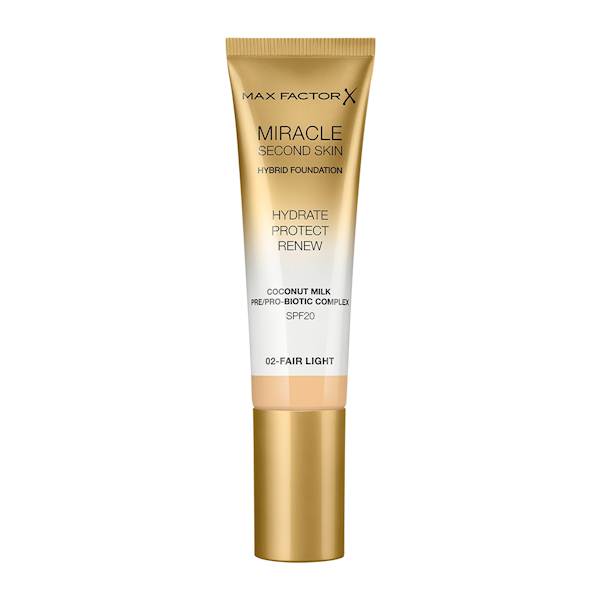 MAX FACTOR MIRACLE SECOND SKIN 02-FAIR LIGHT