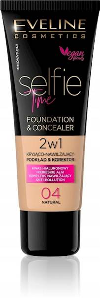 EVELINE SELFIE TIME 2W1 PODKŁAD 04-NATURAL 30 ML