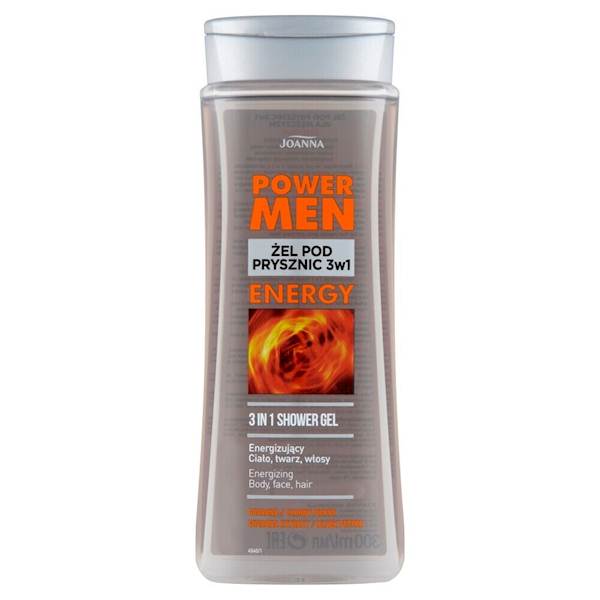 JOANNA POWER MEN ŻEL POD PRYSZNIC ENERGY 300 ML