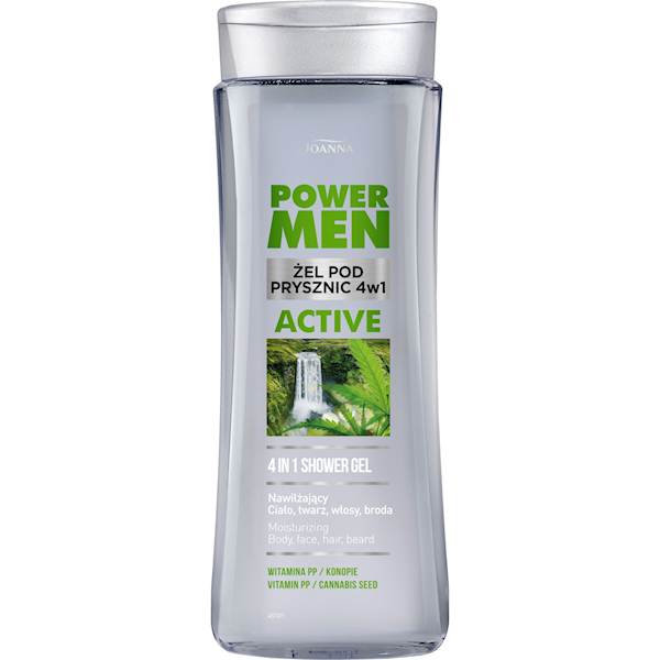 JOANNA POWER MEN ŻEL POD PRYSZNIC ACTIVE 300 ML