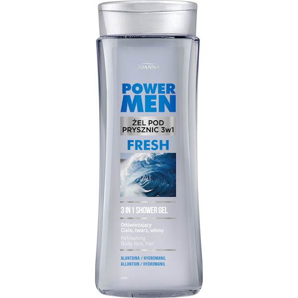 JOANNA POWER MEN ŻEL POD PRYSZNIC FRESH 300 ML