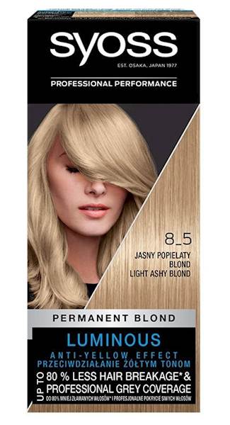 SYOSS 8-5 JASNY POPIELATY BLOND