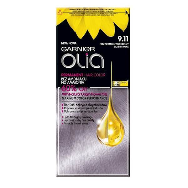 GARNIER OLIA 9.11 PRZYDYMIONY SREBRNY 