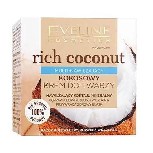 EVELINE RICH COCONUT KREM NAWILŻAJĄCY 50 ML.