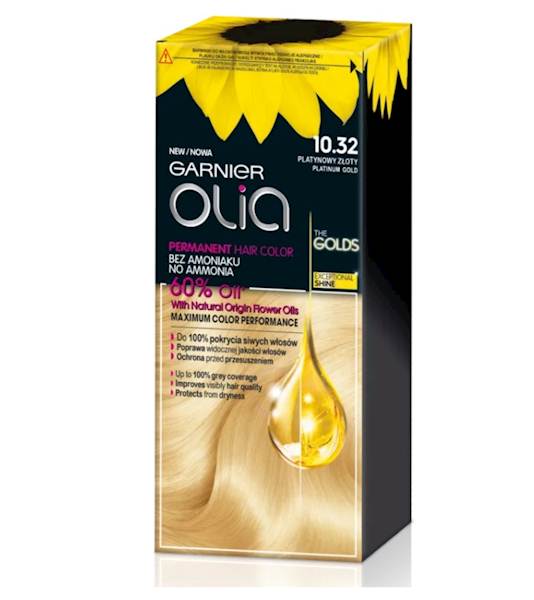 GARNIER OLIA 10.32 PLATYNOWY ZŁOTY 