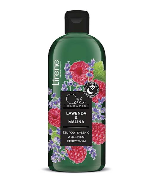 LIRENE OIL THERAPIST LAWENDA & MALINA ŻEL 400 ML.
