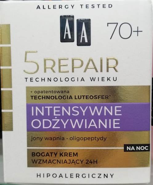AA TECHNOLOGIA WIEKU KREM 70+ NA NOC.50 ML.