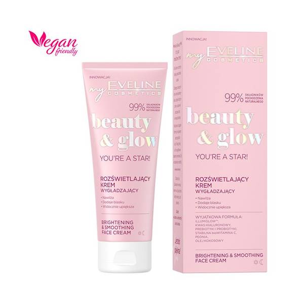 EVELINE BEAUTY & GLOW ROZŚWIETLAJĄCY KREM.75 ML.