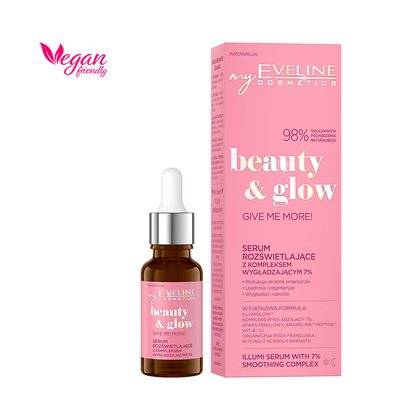 EVELINE BEAUTY & GLOW SERUM ROZŚWIETLAJĄCE 18.ML.