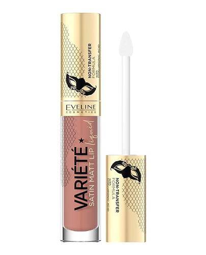 EVELINE VARIETE SATIN MATT LIP LIQUID 01.