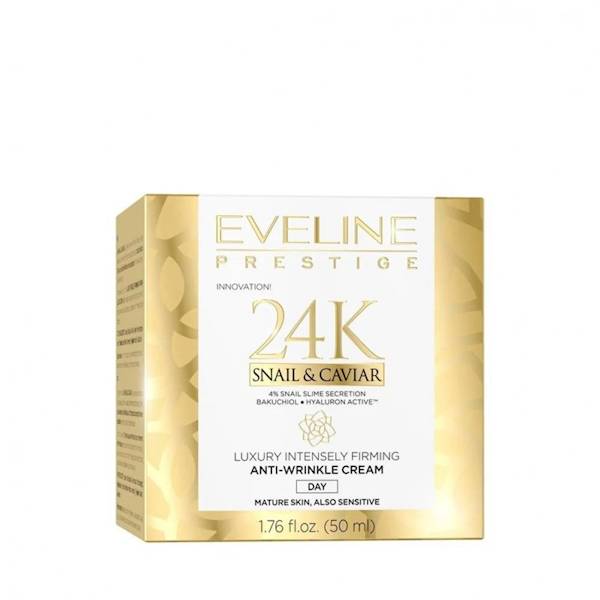 EVELINE 24 K SNAIL&CAVIAR KREM NA DZIEŃ 50 ML.