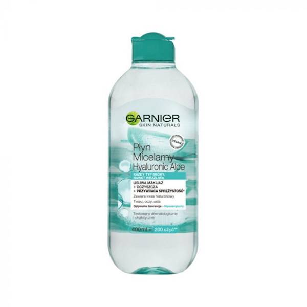 GARNIER PŁYN MICELARNY HYALURONIC ALOE 400 ML.