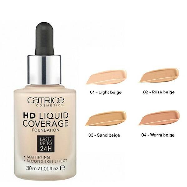 CATRICE HD LIQUID COVERAGE PODKŁAD 010-LIGHT BEIGE