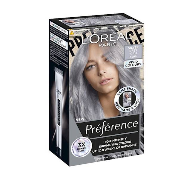 LOREAL PREFERENCE FARBA SILVER GREY 10.112