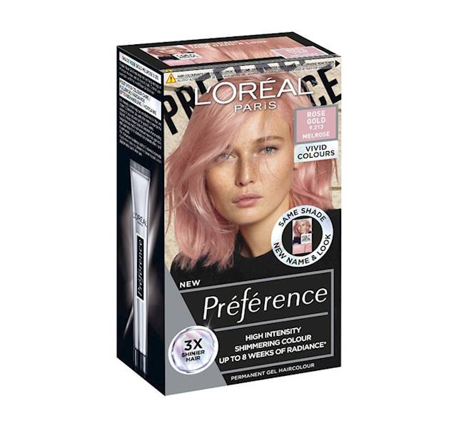 LOREAL PREFERENCE ROSE GOLD 9.213