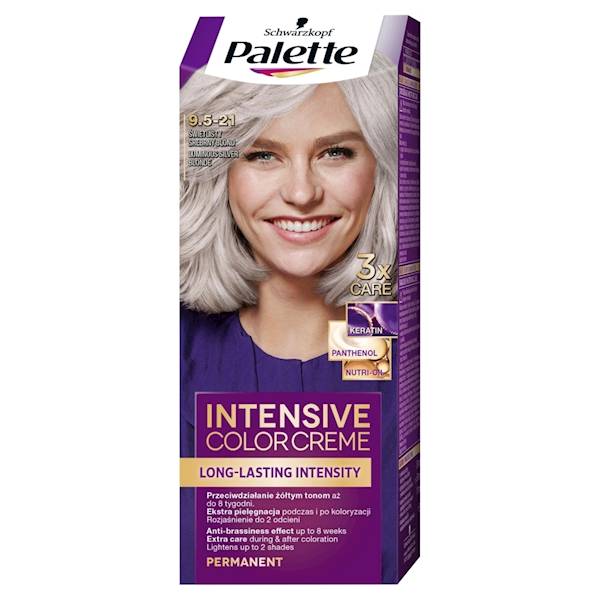 PALETTE FARBA 9.5-21-ŚWIETLISTY SREBRNY BLOND.