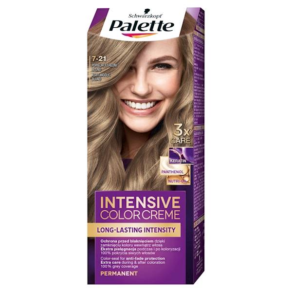PALETTE FARBA 7-21-POPIELATY ŚREDNI BLOND.