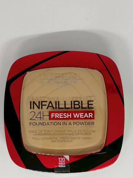 LOREAL INFAILLIBLE 24HFRESH WEAR PUDER 120-VANILLA