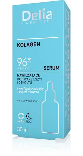 DELIA KOLAGEN SERUM NAWILŻAJACE.30 ML.