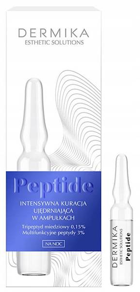 DERMIKA PEPTIDE KURACJA W AMPUŁKACH NA NOC 14 ML.