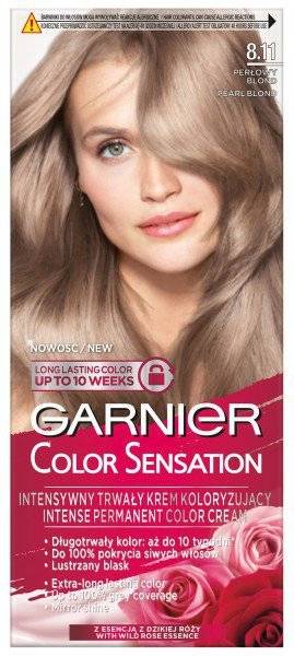 GARNIER COLOR SENSATION 8.11 PERŁOWY BLOND