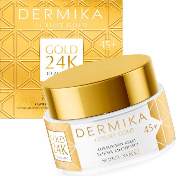DERMIKA LUXURY GOLD 24K KREM 45+.50 ML.
