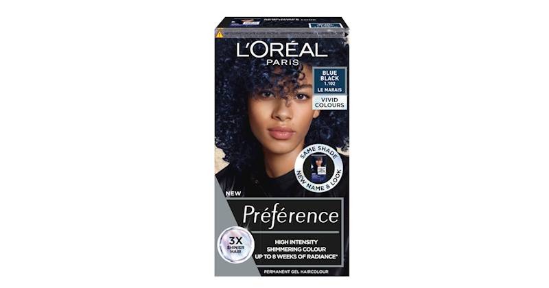 LOREAL PREFERENCE FARBA BLUE BLACK 1.102.