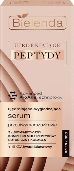 BIELENDA UJĘDRNIAJĄCE PEPTYDY SERUM 60 ML