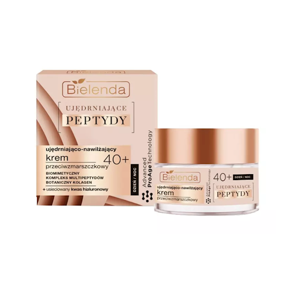 BIELENDA UJĘDRNIAJĄCE PEPTYDY KREM 40+/50 ML