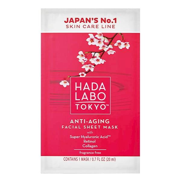 HADA LABO TOKYO RED PRZECIWZMARSZCZKOWA MASKA