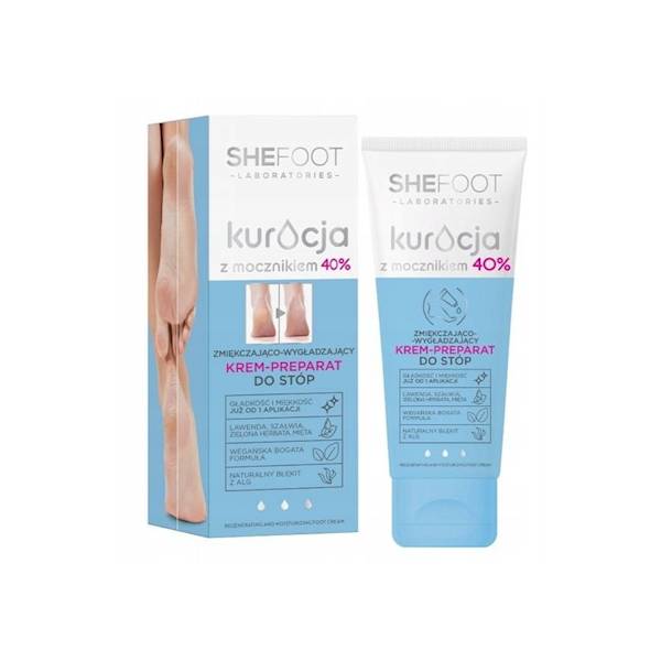SHEFOOT KURACJA Z MOCZNIKIEM 40% KREM 75 ML