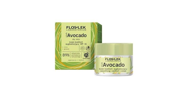 FLOS-LEK AVOCADO KREM WYGŁADZAJĄCY 50 ML