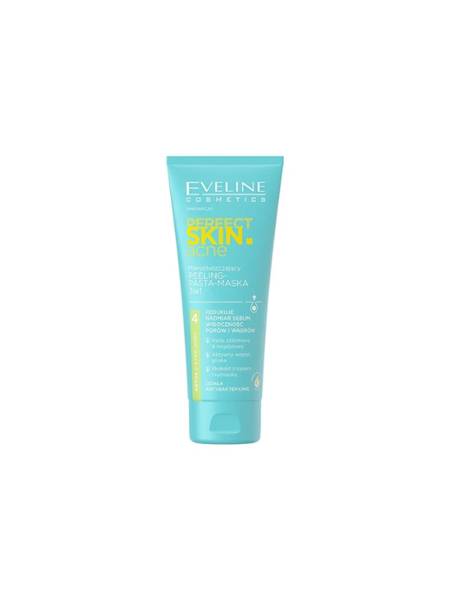 EVELINE PERFECT SKIN ACNE PEELING-PASTA-MASKA 75ML