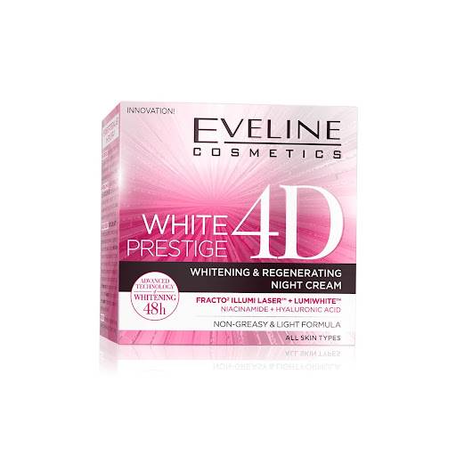 EVELINE WHITE PRESTIGE 4D KREM NA NOC 50 ML