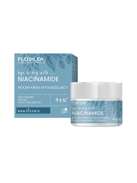 FLOS-LEK NIACINAMIDE NOCNY KREM WYGŁADZAJĄCY 50 ML