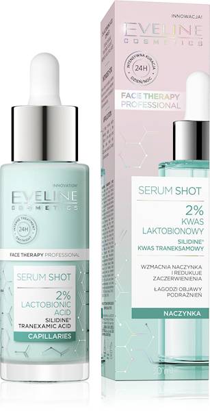 EVELINE SERUM SHOT 2% KWAS LAKTOBIONOWY 30 ML