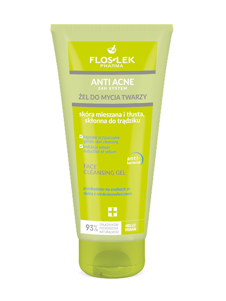 FLOS-LEK ANTI ACNE ŻEL DO MYCIA TWARZY 200 ML