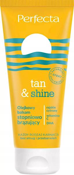 PERFECTA TAN&SHINE OLEJKOWY BALSAM BRĄZUJACY 200ML